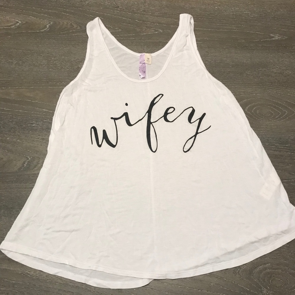 Wifey tank top